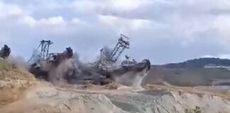 To έγκλημα της απολιγνιτοποίησης σε μια εικόνα: Η ΔΕΗ ΑΕ ανατίναξε τρεις εκσκαφείς στην Κοζάνη (βίντεο)